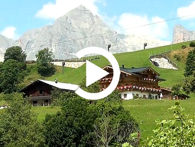 Video - Unser Bauernhof vom Aberg aus gesehen im Sommer