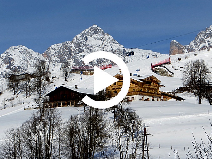 Video - Unser Bauernhof vom Aberg aus gesehen im Winter